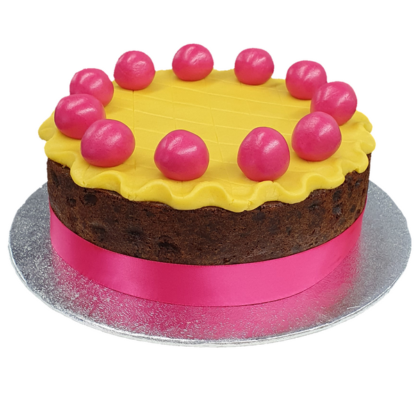 Marzipan Fruit Cake By Post. Birmingham. Free Delivery Togri Bakery