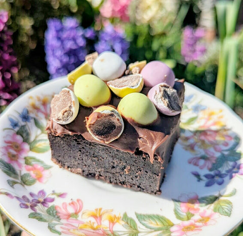Easter egg brownie