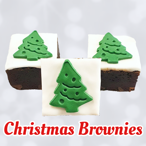 Christmas Brownies. Free delivery in Birmingham Togri Bakery