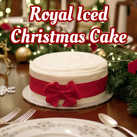 Royal Iced Christmas Fruit Cake By Post