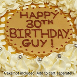 Personalised Sugar Plaque