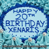 Personalised Sugar Plaque