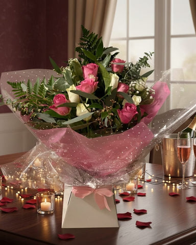 Pretty In Pink Valentine Flowers