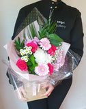 Pink themed flower delivery Birmingham