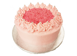 Pink Vanilla Buttercream Layer Cake
