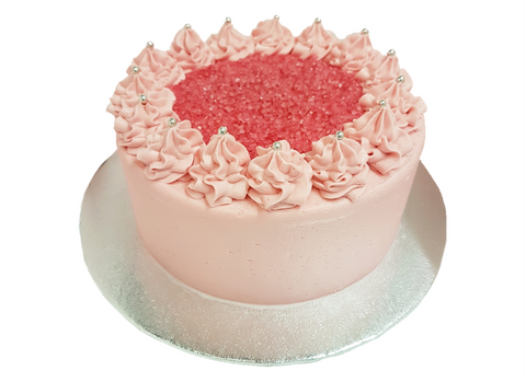 Strawberry Buttercream Layer Cake