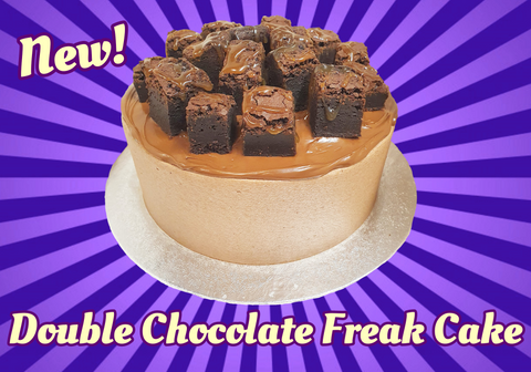 Double Chocolate Brownie Freak Cake