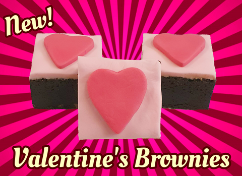 Valentine's Brownies By Post