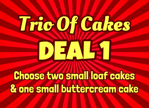 Trio of Cakes Deal 1