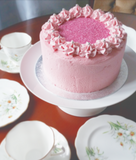 Pink Vanilla Buttercream Layer Cake