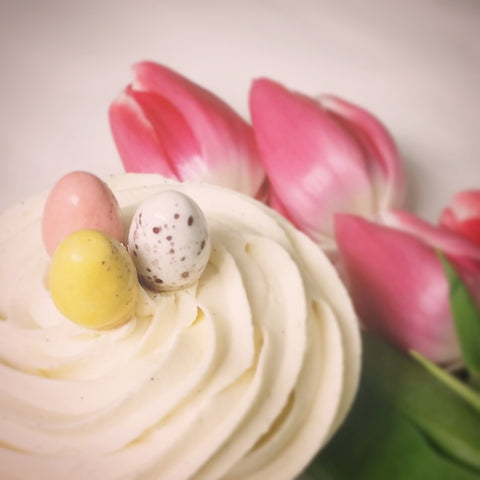 Vanilla Easter Egg Cupcakes